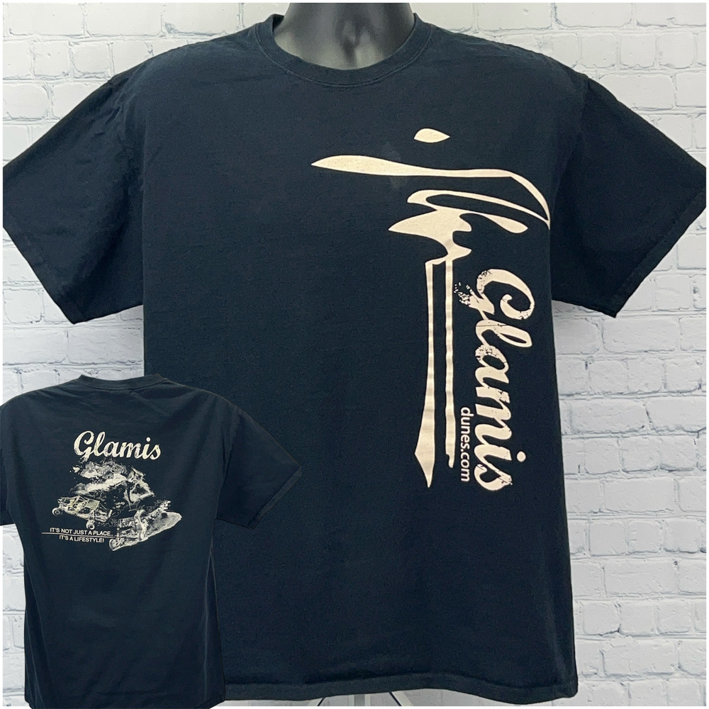 Glamis Sand Dunes T Shirt California Imperial OHV ATV Off Road Black Tee L Large